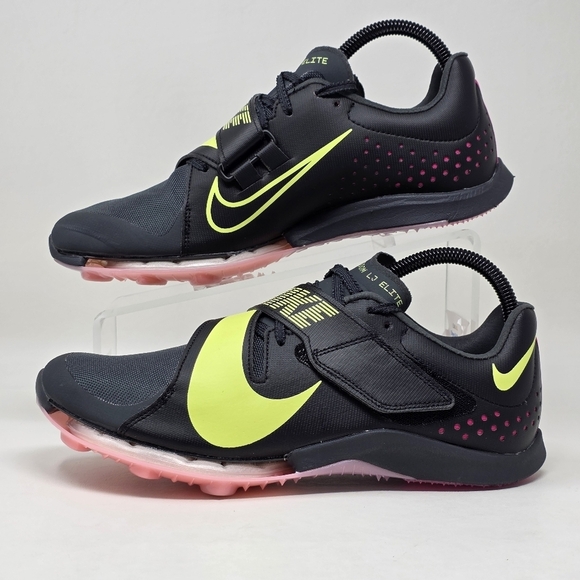 Nike Air Zoom Long Jump Elite Track Shoes Pink Black Men's Size 8 CT0079-001 New - Picture 3 of 10